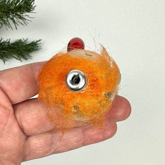 Mouth Blown Italy Hand Painted Glass Christmas Ornament Clown With Big Nose - Picture 8 of 10